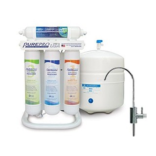 PurePro ERS-105 fordított ozmózis, hálózati víz utótisztító nyomásfokozóval gyors csatlakozós