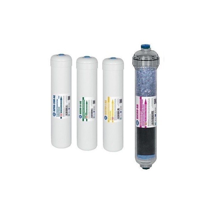 EXCITO-CL 5 lépcsős lúgosító, antibakteriális víztisztítóhoz szűrők