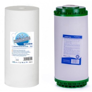 Szűrőkészlet antibakteriális 2 lépcsős központi víztisztítóhoz