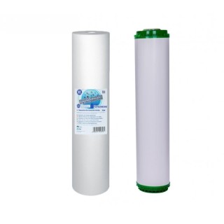Szűrőkészlet antibakteriális nagy 2 lépcsős központi víztisztítóhoz