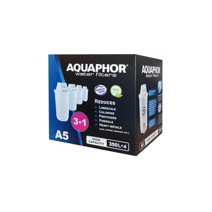 4-db Aquaphor A5 kancsó szűrőbetét