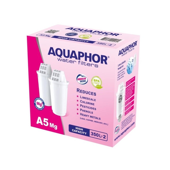 2-db Aquaphor A5 Mg kancsó szűrőbetét
