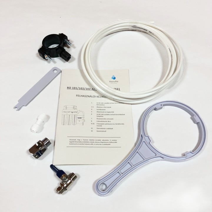 RO 102-Prémium víztisztító nyomásfokozó szivattyúval!szűrőrendszer,