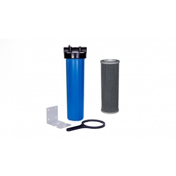 20" Big Blue kókuszhéj aktívszén szűrő arannyal Aquafilter