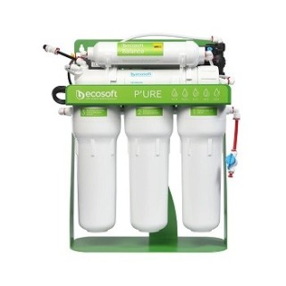 Ecosoft P’URE Balance tartályos fordított ozmózisos víztisztító nyomásfokozó szivattyúval,