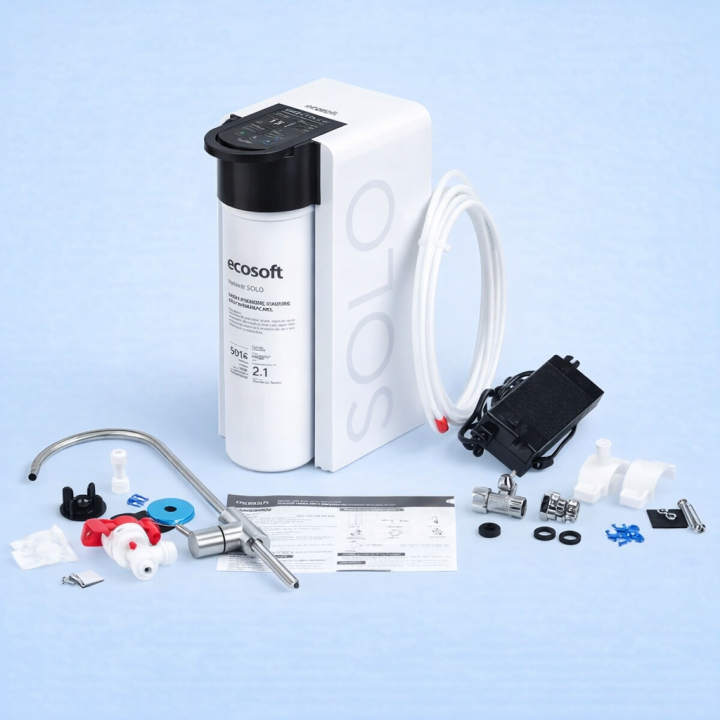 Ecosoft Cross Solo direkt átfolyós fordított ozmózisos víztisztító