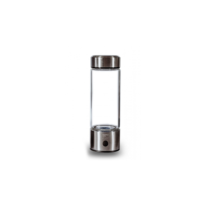 Hordozható hidrogénes víz készítő kulacs, Inox