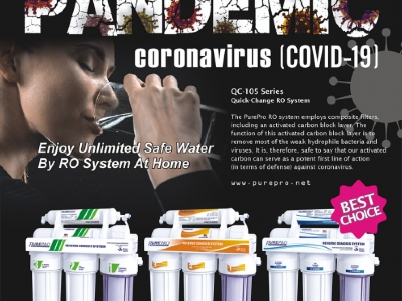 Koronavírus COVID-19: minden háztartásban ajánlott egy fordított ozmózis víztisz