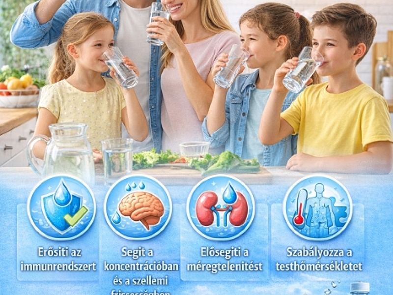 A tiszta víz élettani jelentősége