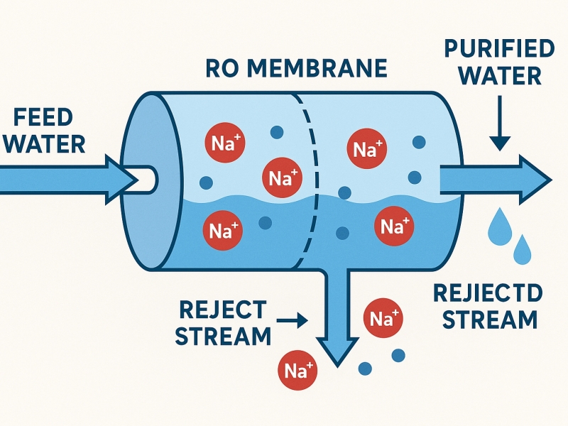 Eltávolítja a nátriumot a vízből a víztisztító?